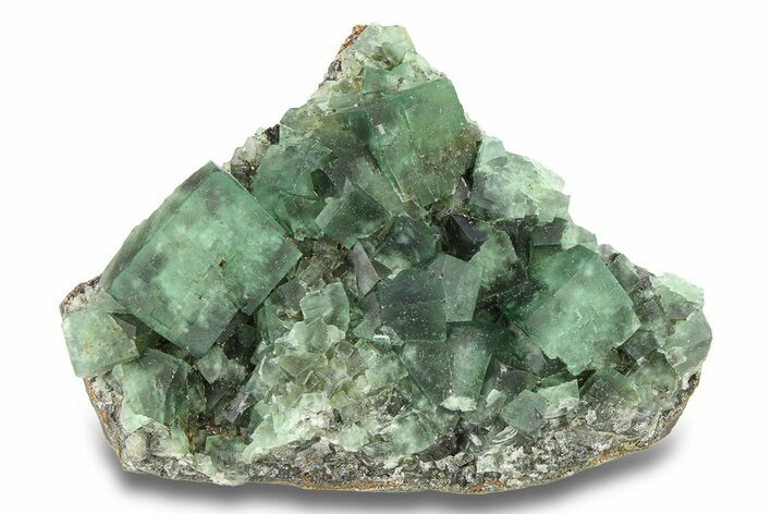 Fluorescent Green Fluorite Cluster - Diana Maria Mine, England #301658